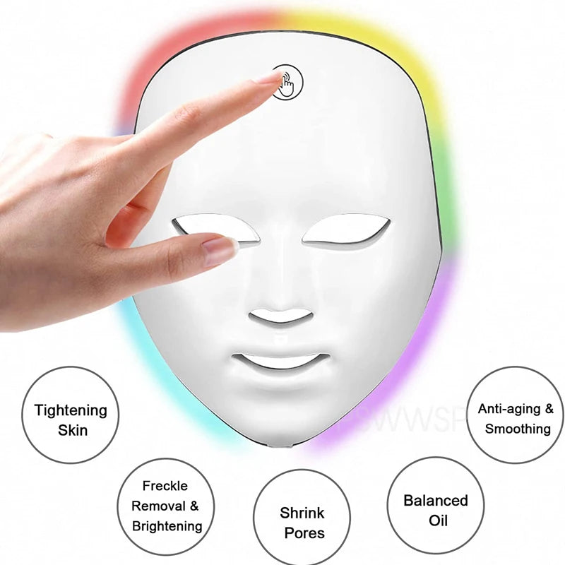 7 Colors LED Facial Mask Photon Therapy