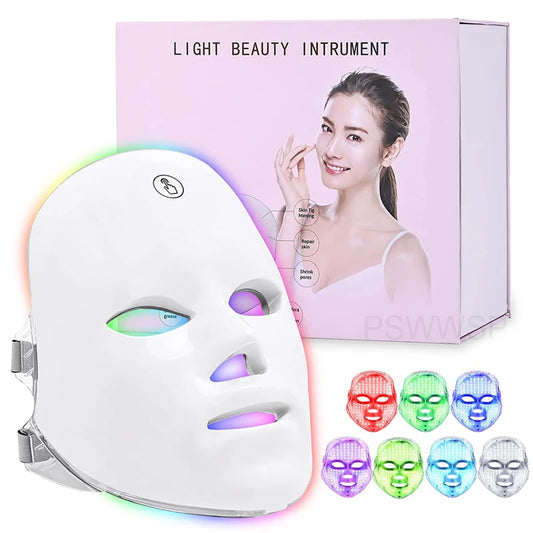 7 Colors LED Facial Mask Photon Therapy