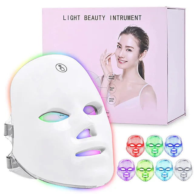 7 Colors LED Facial Mask Photon Therapy