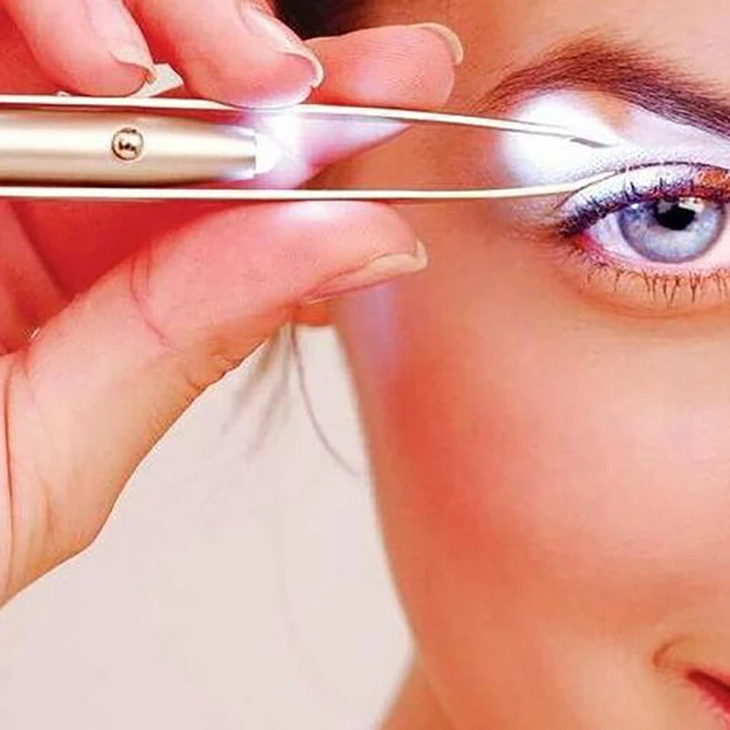 LED Precision Tweezers for Perfect Eyebrows