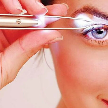 LED Precision Tweezers for Perfect Eyebrows