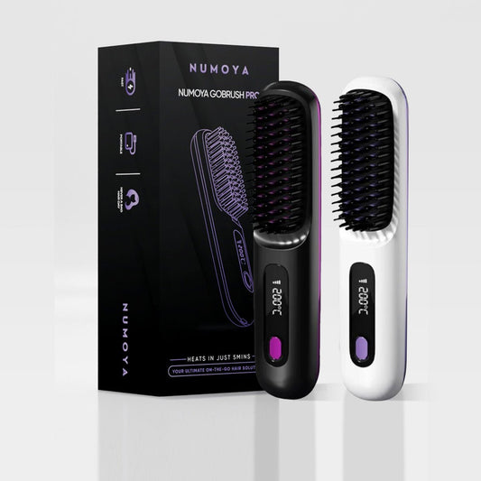 [NEW] Numoya Portable Straightener Brush - GoBrush PRO